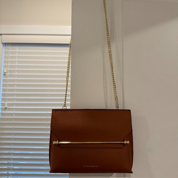 Strathberry Stylist Crossbody Bag in Chestnut - Picture 13 of 16